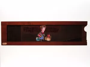 Changing 12 Faces Slipping Wooden Glass Strip Lantern Slide Early c19th - Foto 1 di 11