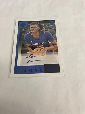 2020-21 Panini Chronicles Score Draft Picks Blue Derrick Alston, Jr. (51/75) - Image 1 of 2
