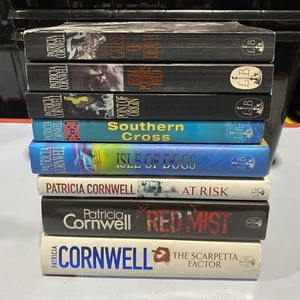 8 Lot Patricia Cornwell - Southern Cross, At Risk, Isle of Dogs, Red Mist +4 - Picture 1 of 20