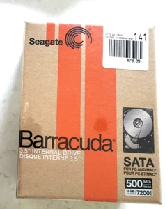 Seagate Barracuda 500GB Internal 7200RPM 3.5" (ST3500641AS-RK) HDD - Picture 1 of 2