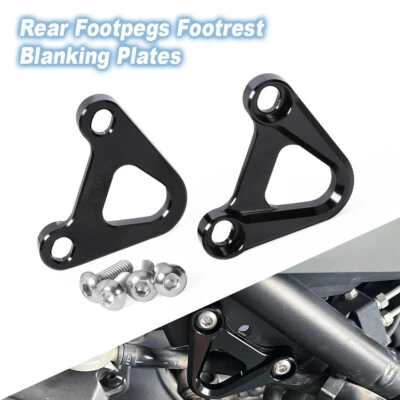 Estriberas traseras reposapiés placas de bloqueo para Yamaha XSR900 Tracer 900/GT FZ09 FZ10 Foto 1 de 4