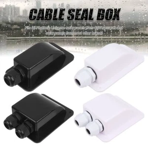 Ports Cable Entry Gland RV Roof Cable Box Solar Panel Terminal Block Case - Picture 1 of 16