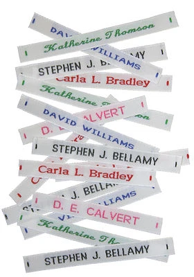 NAMETAPE EXPRESS 144 Woven Name Tapes/Labels for School Uniform Name Tags for back to school