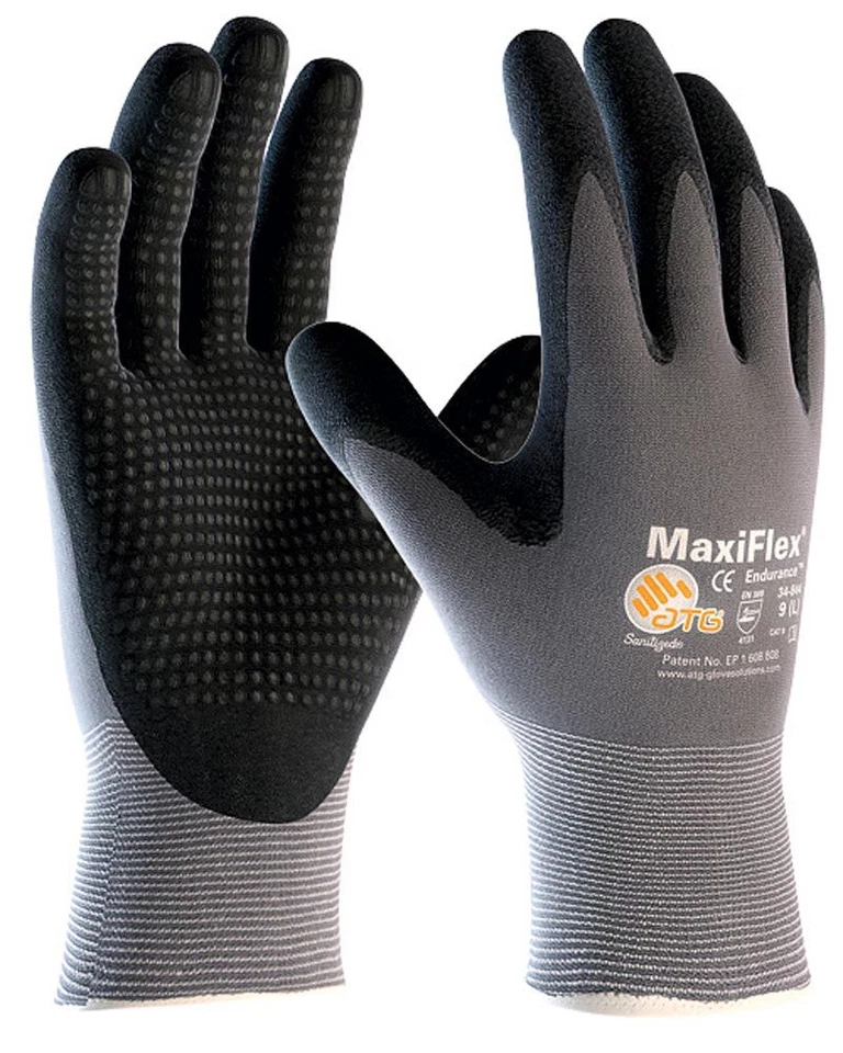 ATG MAXIFLEX Endurance 34-844 Arbeitshandschuhe 12 Paar Montagehandschuhe