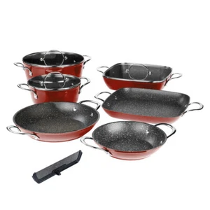 Curtis Stone 10-piece Dura-Pan Stacking Cookware Set Renewed - Picture 1 of 8