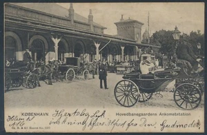 DENMARK. København. Hovedbanegaardens Ankomststation (PC519) - Picture 1 of 2