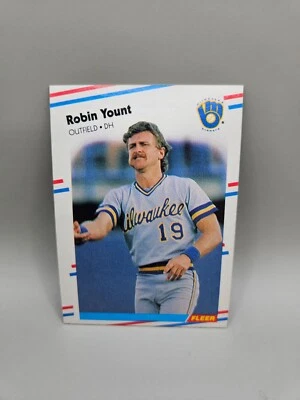 1988 Fleer #178 Robin Yount Milwaukee Brewers MINT - Image 1 of 2