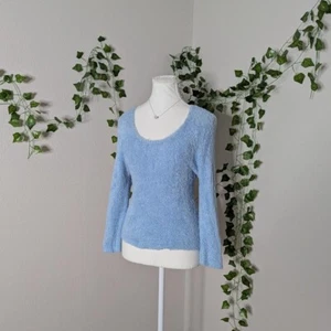 vintage 90s preppy sweater blouse - vintage cache - Picture 1 of 4