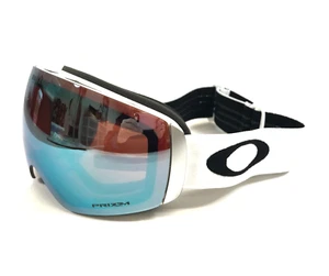 Oakley Snow Goggles Flight Deck M OO7064-A0-0 Matte White Prizm Sapphire Iridium - Picture 1 of 9