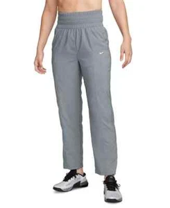 Nike Dri-FIT One Ultra High-Waisted Pants Women's XL Smoke Gray Elastic Waist - Picture 1 of 16