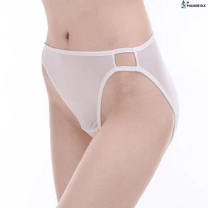Damen-Bikinihöschen aus Seide Strick String zweizeilig elastisch einfarbig Tanga US S M L... - Bild 1 von 7