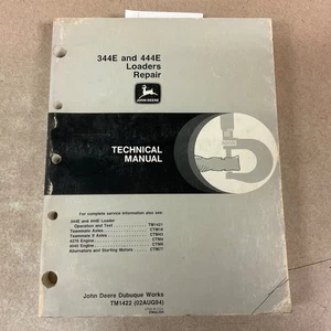 CARGADORA DE RUEDAS MANUAL REPARACIÓN TALLER SERVICIO TÉCNICO John Deere JD 344E TM1422 - Imagen 1 de 10