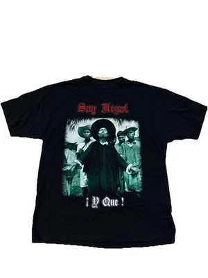 Vintage Los Crudos Soja Ilegal, Y Qué? Camiseta Rara X-Large Banda Punk México Foto 1 de 4