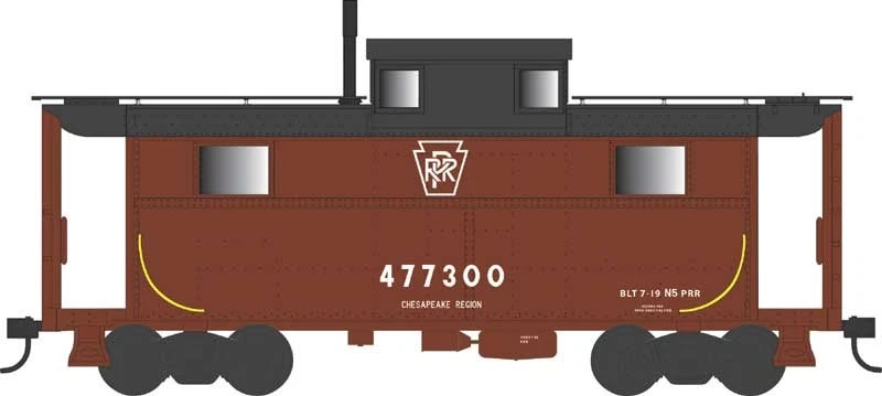 Bowser 43368 HO Scale N5 Caboose Pennsylvania #477313 Keystone Chesapeake - Image 1 of 1