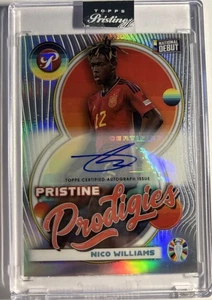Nico Williams 2023 Pristine Road To Euro 2024 Spain Prodigies Auto Case Hit SP - Bild 1 von 2