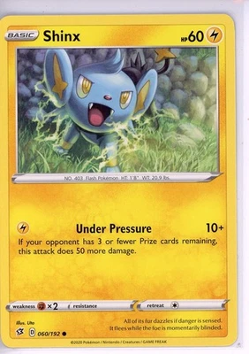 Shinx 060/192 Swsh02: Rebel Clash Regular - Image 1 of 2