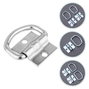 4 correas de amarre de trinquete de bloqueo anillo en D para remolque anillo en D metal de alta resistencia - Imagen 1 de 12