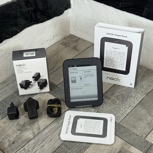 Nook Simple Touch E-Reader 6" Hi Res E-Ink Small Lightweight BNRV300 - Picture 1 of 24