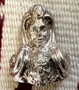DAMA DE LA MUERTE vertido PLATA ARTE .999 5.6 onzas troy TOMOKO'S ENTERPRIZE calavera - Imagen 1 de 6
