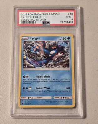 2018 POKEMON SUN & MOON Celestial Storm Koygre Holo 46 PSA 9 - Image 1 of 4