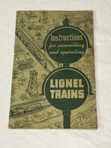 1951 Lionel Trains Instructions For Assembling And Operating Booklet - Bild 1 von 12