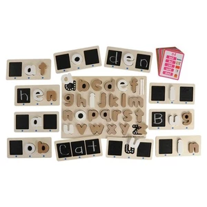 Puzzle ABC e kit famiglia parole con base lavagna inizio creativo - Foto 1 di 3