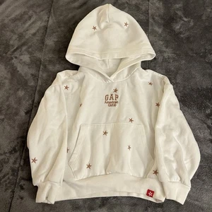 Sudadera con Capucha Gap X American Girl Estrella Dorada Blanca Niñas Talla S - Imagen 1 de 11