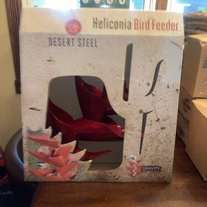 Desert Steel Heliconia Bird Feeder NEW IN BOX - Picture 1 of 5