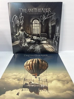 Dream Theater Parasomnia SIGNED COVER JACKET ✍️ Clear Vinyl 2LP + Booklet NEW - Image 1 of 4