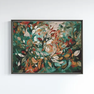 Enchanted Garden: Intricate Floral Cross Stitch Pattern- Cross Stitch Chart - Picture 1 of 3