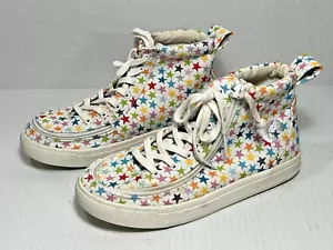 Sneaker Billy Adaptive STARS bambini 4M classiche pizzo zip alta intorno esigenze speciali - Foto 1 di 15