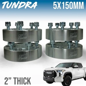 Qty 4 | 5x150mm 2.0" Wheel Spacers Fits LX470 LX570 Land Cruiser Tundra Sequoia - Picture 1 of 10
