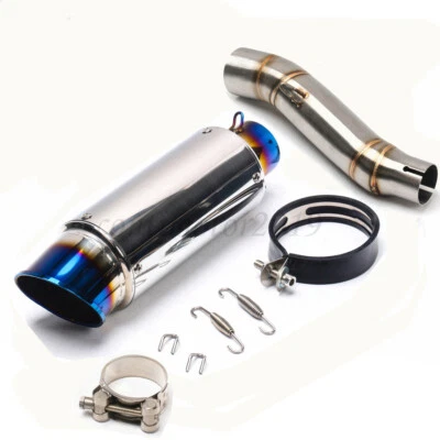 Tubo silenciador escape tubo enlace medio moto para Honda CBR300R CB300F 13-2021 Foto 1 de 4