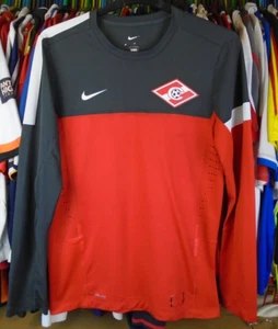 SPARTAK MOSCOW 2012 NIKE FOOTBALL SOCCER LONG SLEEVE TRAINING SHIRT TOP MEDIUM - Picture 1 of 7