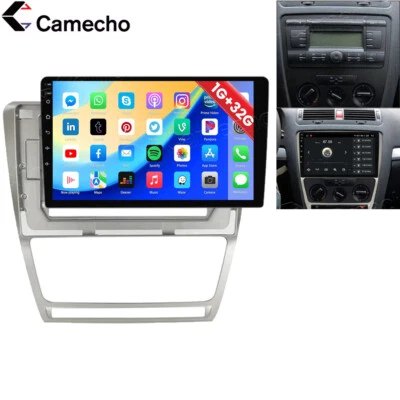 10,1" Android 15 Autoradio Für Skoda Octavia 2 1Z 2004-2013 mit GPS Navi WIFI BT - Bild 1 von 4