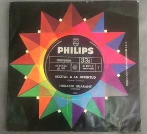 HORACIO GUARANY -RECITAL A LA JUVENTUD / RECITAL A LA INFANCIA- 1973 ARGENTINE 7 - Picture 1 of 3