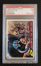 1962 Topps Mars Attacks "Death In The Shelter" #29 PSA 5 EX