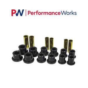 Prothane 6-1025-BL Front Leaf Spring Bushings Black For 99-04 F250 Super Duty - Picture 1 of 12