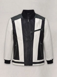 CHAQUETA DE CUERO MATTHEW BRODERICK FERRIS BUELLER'S DAY OFF 100% PIEL DE CORDERO GENUINA - Imagen 1 de 7