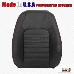 2015 2016 Volkswagen Jetta GLI Autobahn Driver Top Perforated Leather Cover Blk - Picture 1 of 8