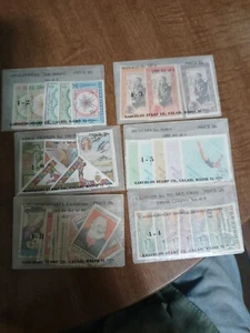 Vintage Garcelon Stamp Co. approval lot. Lot of 6 sets - Picture 1 of 7