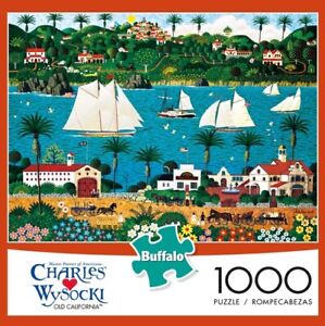 Buffalo Games Charles Wysocki Old California 1000 Piece Jigsaw Puzzle New