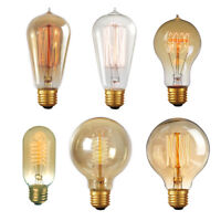 Pack of 12 String Light Company VC9012A Amber Vintage Edison Bulb with E17 Base 7-Watt 