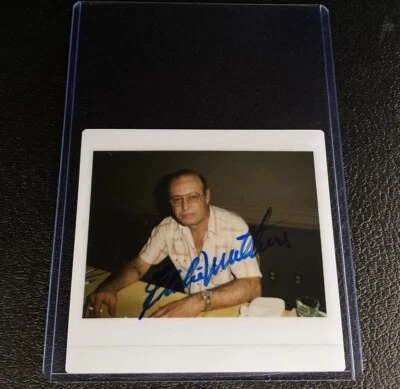 Eddie Mathews Signed Kodak Instant Polaroid Photo JSA Autograph 1980s Ed HOF - Image 1 of 4