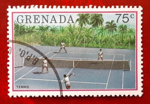 Tenis GRENADA 1976 75c CTO Mi 738 Scott 705 VF/XF 6760 - Imagen 1 de 2