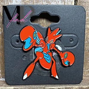 Pin Esmalte Pokemon Suave Coleccionable Esmalte Pin Scizor "Pincing Scizor" - Imagen 1 de 5