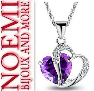 NOEMI GIOIELLI COLLANA DONNA CUORE ZIRCONE CZ CONFEZIONE REGALO CO401 - Foto 1 di 2