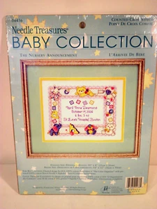 Kit punto croce annuncio asilo tesori ago nuovo con scatola 04436 collezione bambino - Foto 1 di 7