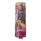  Robe poupée rare Barbie bleu et violet paillettes avec talons argentés 2020 Mattel 