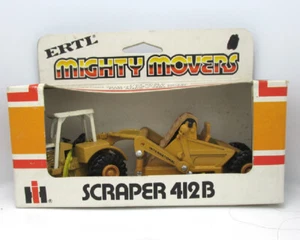 VTG 1980s ⭐ERTL MIGHTY MOVERS⭐ IH International Harvester SCRAPER 412B - NEW - Picture 1 of 6